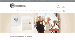 Desktop Screenshot of fotoalbumshop.de